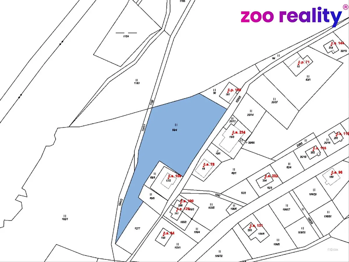 Prodej stavebního pozemku 2835 m²